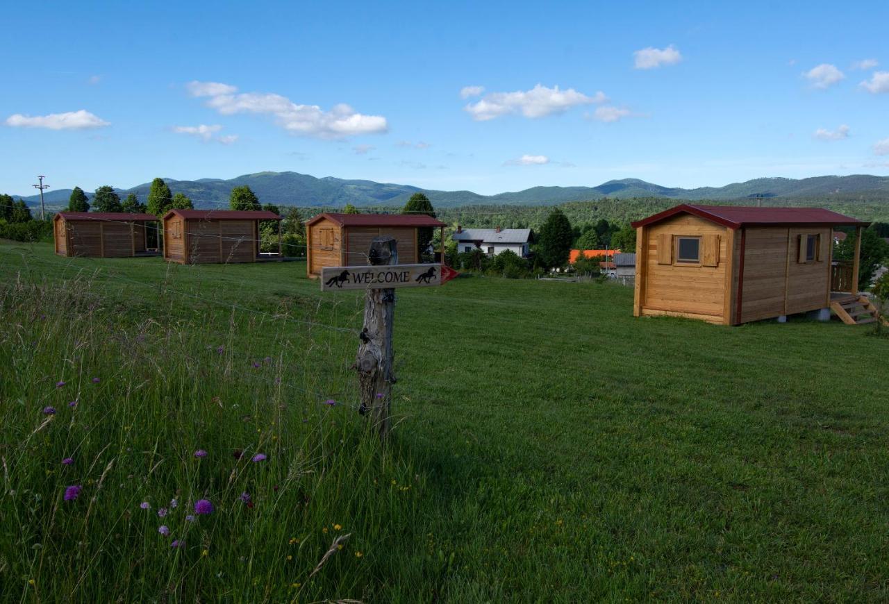 Hotel Camp The Sunrise Hill Pivka Exterior foto