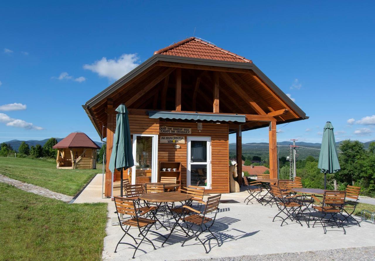 Hotel Camp The Sunrise Hill Pivka Exterior foto